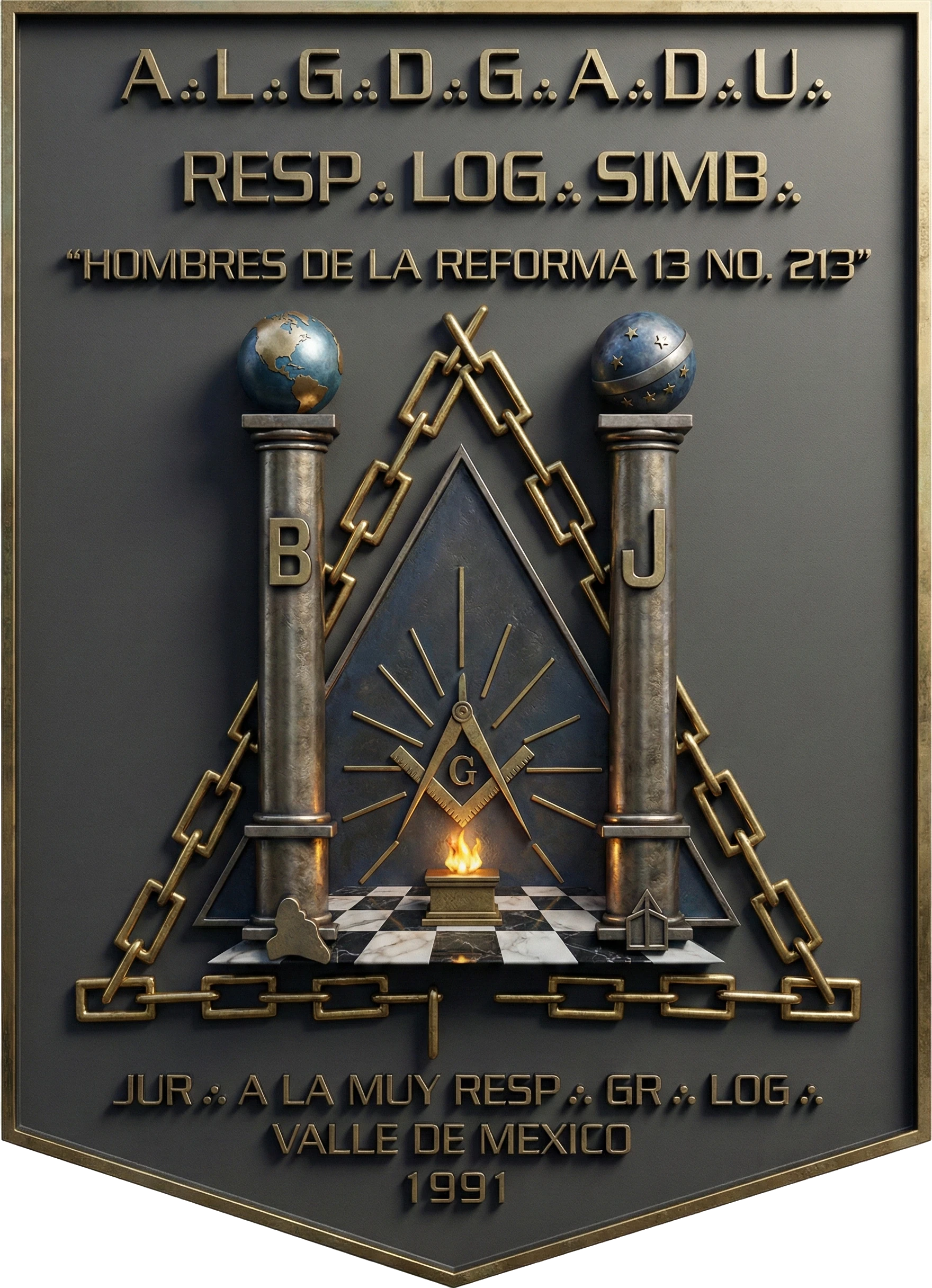 Estandarte Hombres de la Reforma 13